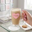 Kubek szklanka do kawy latte PREZENT DZIEŃ MATKI serce 400ml Mama - 6