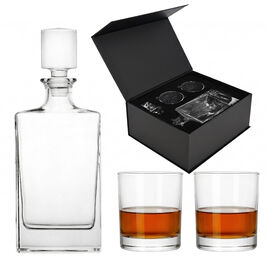 Karafka do whisky + 2 Szklanki Nova KPL3