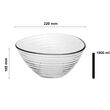 Salaterka miska 22cm - 2