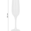 Kieliszki 200ml białe 3 szt + Kieliszki 200ml czarne 3 szt - 2