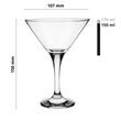 KIELISZEK 150ml MARTINI - 2