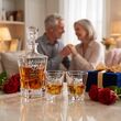 Karafka Whisky ROYAL 850ml + 2 Szklanki Grawer Prezent NA ROCZNICĘ ŚLUBU - 6