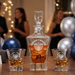 Karafka Whisky ROYAL 850ml + 2 Szklanki Grawer Prezent NA ROCZNICĘ ŚLUBU - 4