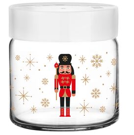 Pojemnik na ciasteczka cukierki 635ml Dziadek Do Orzechów świateczny