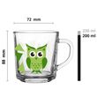 KUBKI Szymek 220ml SOWY 3 szt DLA DZIECI - 2