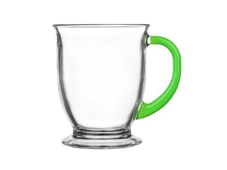 Kubek Kubas 400ml Malowane ucho zielone