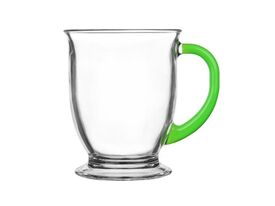 Kubek Kubas 400ml Malowane ucho zielone