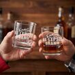 Zestaw Karafka 850ml + 2 Szklanki do Whisky Grawer Prezent dla Wędkarza Box - 6