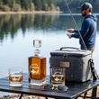 Zestaw Karafka 850ml + 2 Szklanki do Whisky Grawer Prezent dla Wędkarza Box - 8