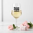 Kieliszek do wina 580ml XL Prezent dla Niej Dziewczyny Rządzą Zmywarka - 4