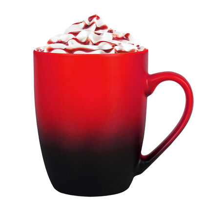 Kubek Bruno 300ml Czerwono-Czarny