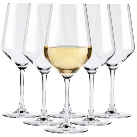 Eleganckie Kieliszki do Białego Wina 470ml Zestaw 6szt
