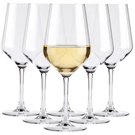Eleganckie Kieliszki do Białego Wina 470ml Zestaw 6szt