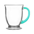 Komplet 6 kubków Kubasów 400ml ucho turkus - 3