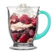 Komplet 6 kubków Kubasów 400ml ucho turkus - 2