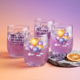 Komplet szklanek Glasmark 280ml – Balony 2026 (4 szt.)