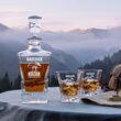 Karafka ROYAL 850ml +2 Szklanki Grawer Prezent ŚMIESZNE HUMORYSTYCZNE WZORY - 5