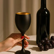 Kieliszek Wino 300ml Glamour Czarny Mat - 3