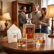 Zestaw Karafka 850ml + 2 Szklanki Grawer Prezent dla Taty Dzień Ojca Whisky - 2