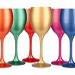 Kieliszek Wino 300ml Metaliczny Mix 6 szt - 3