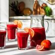 Zestaw Dzbanek 1500ml + 4 szklanki 270 ml - 4