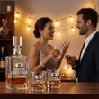 Zestaw Karafka do Whisky 850ml + 2 Szklanki Grawer Prezent Pudełko Magnes - 3