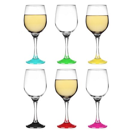 Kieliszek Wino 250ml Home Colours Mix 6 szt