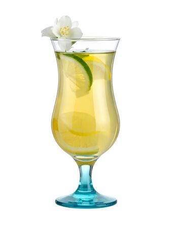 Kieliszek koktajlowy 420 ml dno turkus