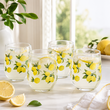 Szklanki Zestaw Komplet 6 szt 300ml Cytryny do Soku Wody Napojów - 3