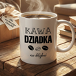 Kubek ceramiczny na Dzień Dziadka prezent 300ml Kawa Dziadka - 2