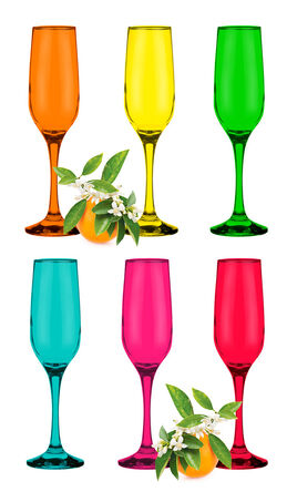 Kieliszek 200ml Rainbow Mix