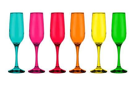 Kieliszek 200ml Rainbow Mix