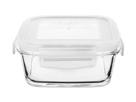 Pojemnik 600ml z przykrywką biała